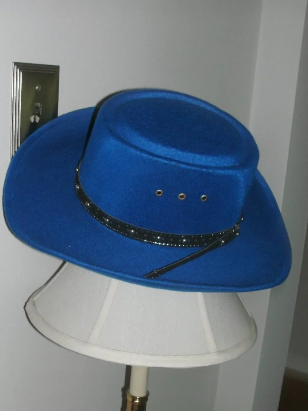 Royal Blue Cowboy Hat Western Express Inc Cowgirl Felt Finished OS youth child
